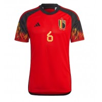 Belgium Axel Witsel #6 Replica Home Shirt World Cup 2022 Short Sleeve
